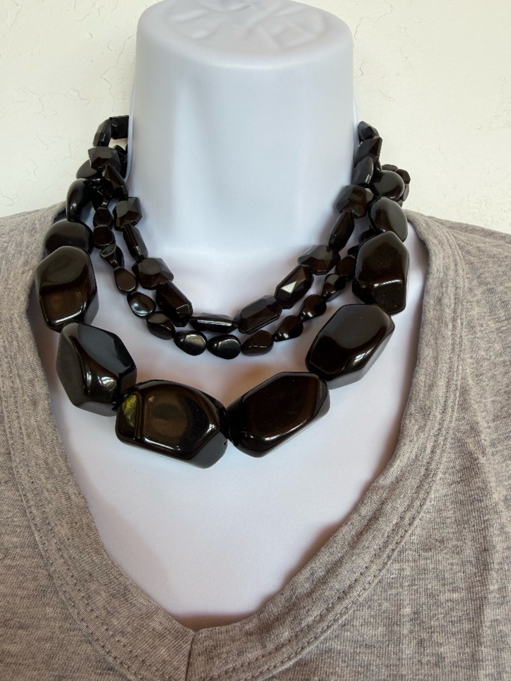 Y2K Vintage 90's Chunky Statement Necklace Maximalist